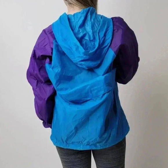 Vintage 90s Helly Hansen Colorblock Windbreaker Track Jacket - S - Picture 3 of 10